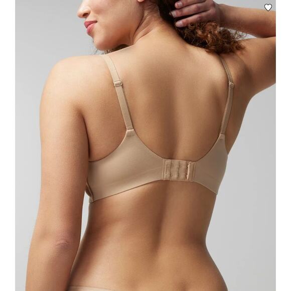 Soma Women's Enbliss Wireless Bra Soft Comfort Smooth Padded Size 40DD Beige - Picture 3 of 8
